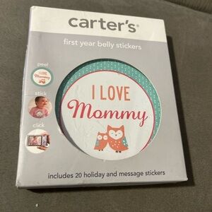 Carters  belly sticker  Baby shirt Photographs Photo op prop HG65